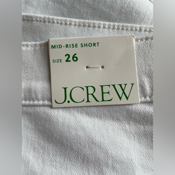 New J.Crew Women Jeans Shorts White Size 26 - Picture 9 of 11